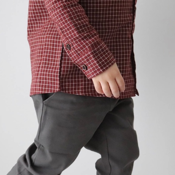 George Boys Shirt - Red Check - Picture 2 of 2